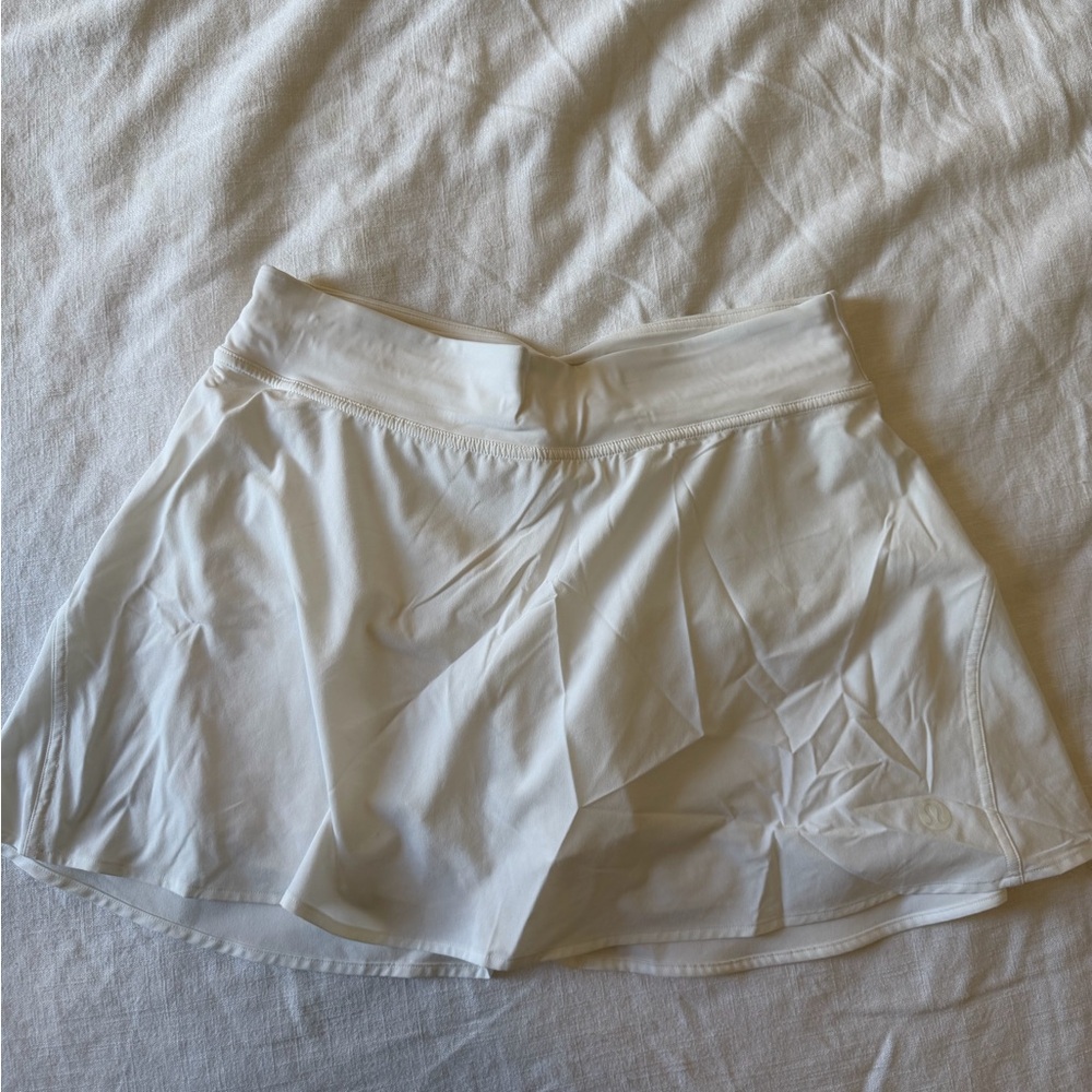 Lululemon White Tennis Skort